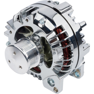 CVF Chrysler 1-Wire 100 AMP Alternator w/ 8-Rib Pulley - Chrome Plated
