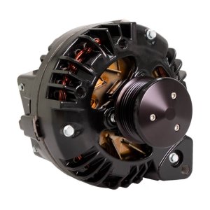 CVF Chrysler 1-Wire 100 AMP Alternator w/ 8-Rib Pulley - Black Powdercoated