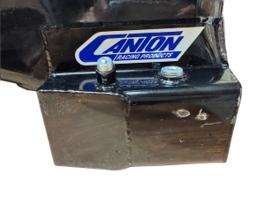 TRE Garage Sale - [GARAGE SALE] Canton 289-302 Canton 7 Quart Deep Rear Sump Oil Pan w/ Scraper, SC Return Bung & Oil Pickup - Black Powdercoated - Image 3