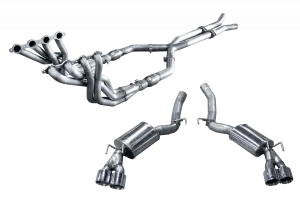 ARH Camaro ZL1/1LE 2012-2015 Long Tube Headers With Full Catted or Non-Catted X-Pipe and Quad Exit Polished Catback