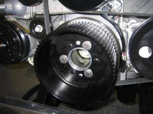 Procharger 50mm LS/SBC/BBC Cog Crank Pulley (No Accessory Drive)