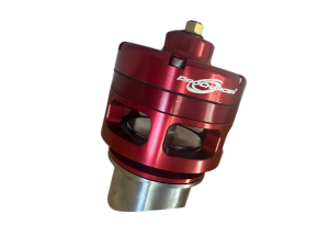 ATI Red Race Bypass Valve With V-Band Mounting Hardware - Open (No Flange Kit)