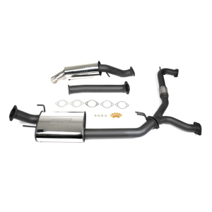 Harrop 2010+ Nissan Patrol/Armada Infiniti QX80 5.6L V8 2.5"-3" Catback Exhaust with Polished Tip and Muffler
