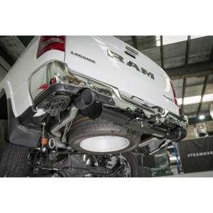 Harrop - Harrop 2018+ Ram 1500 (DT)  5.7L Hemi V8 3" Catback Exhaust with Dual Black Tip - Image 2