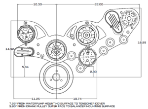 CVF Racing - CVF BBC ProCharger Bracket for Mid-Mount CVF FEAD Systems - Image 5