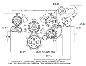 CVF Racing - CVF SBC ProCharger Bracket for Mid-Mount CVF FEAD Systems - Image 5