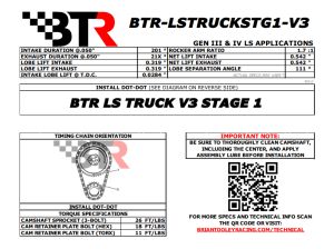 Brian Tooley Racing - BTR Stage 1 Naturally Aspirated v3 Camshaft For LS Truck Engines - 41+ HP Gain - Image 3