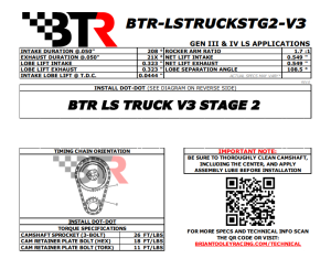 Brian Tooley Racing - BTR Stage 2 Naturally Aspirated v3 Camshaft For LS Truck Engines - 53+ HP Gain - Image 3