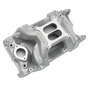 Edelbrock Performer RPM Air-Gap Dual Plane Non-EGR Intake Manifold for SBM LA Block 318/340/360 - Square Bore