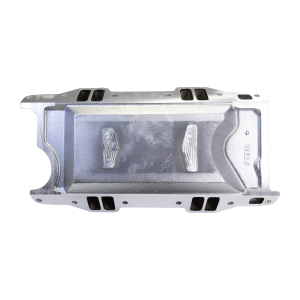 Edelbrock - Edelbrock Performer RPM Air-Gap Dual Plane Non-EGR Chrome Plasma Intake Manifold for SBM LA Block 318/340/360 - Square Bore - Image 3