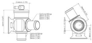 Turbosmart Turbos - Kompact Dual Port Blow Off Valve suit 34mm Inlet Fitting - Image 8