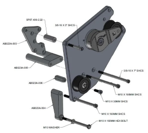 ATI/ProCharger Parts - ProCharger 2010-2015 Camaro SS 8 Rib H/D Tensioner Assembly - Image 2
