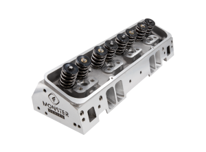 Frankenstein M23 Monster 223cc SBC CNC Ported 23 Degree Angle Plug Cylinder Head, 70cc Chambers - .800 Solid Roller