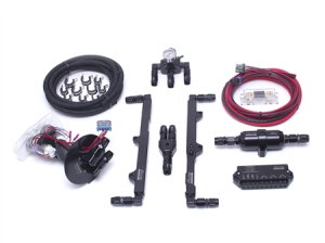 Fore Innovations 2005-2010 Jeep Cherokee WK1 SRT-8 L4 Dual Pump Fuel System - 1200+rwhp Capable (Regulator AFTER rails)