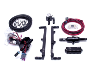 Fore Innovations 2005-2010 Jeep Cherokee WK1 SRT-8 L2 Triple Pump Fuel System - 1800+rwhp Capable (Regulator AFTER rails)