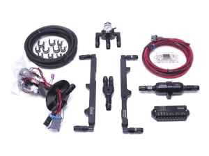 Fore Innovations 2005-2010 Jeep Cherokee WK1 SRT-8 L4 Triple Pump Fuel System - 1800+rwhp Capable (Regulator AFTER rails)