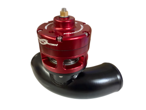 ATI/ProCharger Parts - ProCharger 3" 90 Degree Steel Air Tube W/ Red Open Race Valve - Image 2