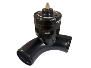 ProCharger 3" 90 Degree Steel Air Tube W/ Black Open Race Valve