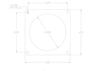 Accufab Racing - Accufab 5" Bore Barrel Valve Black Throttle Body w/ 4500 Flange - Image 4