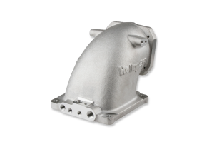 Holley - Holley 4500 Intake Manifold to LS 105mm Throttle Body Cast Intake Elbow Adapter - Satin - Image 2