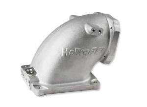 Holley - Holley 4500 Intake Manifold to LS 105mm Throttle Body Cast Intake Elbow Adapter - Satin - Image 3