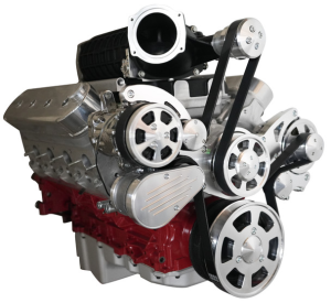 CVF Racing - CVF Wraptor LS 8-Rib FEAD System For Magnuson TVS2300 With Alternator AC and Power Steering - Polished - Image 3