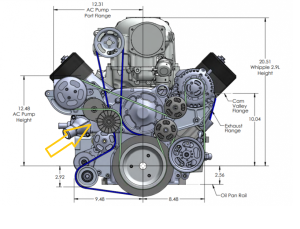 Whipple Superchargers - Whipple LS 2.9L Hotrod Heavy Duty Tensioner - Camaro Beltline - Image 2