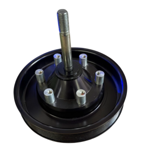 ATI/ProCharger Parts - ProCharger 2014-2019 C7 Corvette Dedicated 8.125" 8-Rib Crank Pulley Assembly - Reuses OEM Balancer (Wetsump) - Image 2