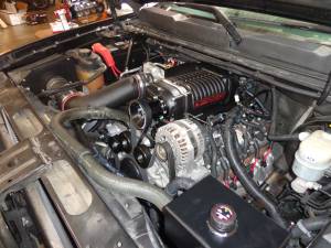 Whipple Superchargers - Whipple GM/GMC/Chevy 2007-2014 6.2L Truck / SUV Supercharger Intercooled Complete Kit W140AX 2.3L - Gloss Black - Image 2