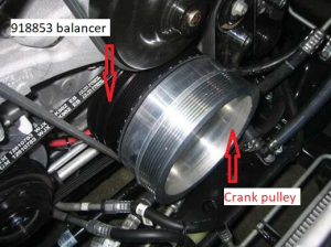 ATI/ProCharger Parts - ProCharger 1998-2002 F-Body LS1 Dedicated 8.0" 10-Rib Crank Pulley Assembly - Requires ATI Balancer - Image 2