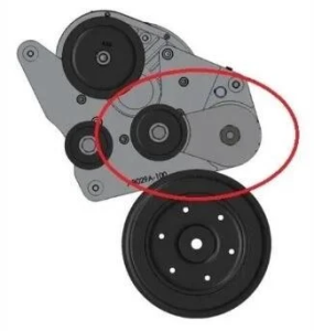 ATI/ProCharger Parts - ProCharger 2014-2019 C7 Corvette 10 Rib Tensioner Assembly - Old Style - Image 4