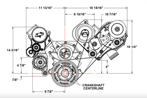 ATI/Procharger - ProCharger SBF Ford Modular Front End Accessory Serpentine Drive Kit With 8-Rib Crank Pulley / SC, PS, AC and Alt Bracket - Image 4