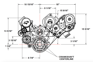 ATI/Procharger - ProCharger SBF Ford Modular 8-Rib Front End Accessory Serpentine Drive Kit With P1SC-I Supercharger Intercooled Head Unit - Image 4