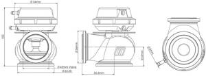 Turbosmart Turbos - Gen4 HyperGate45 14psi (Black) - Image 7