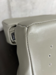 Corbeau-Blem - Blemished Corbeau Moab Grey Vinyl Reclining Back Racing Seats - Pair - Image 3