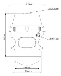Turbosmart Turbos - PowerPort BOV (Black) - Image 6