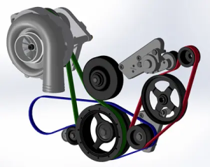 ATI/ProCharger Parts - ProCharger C5 Corvette 6-Rib Manual Tensioner - Image 2