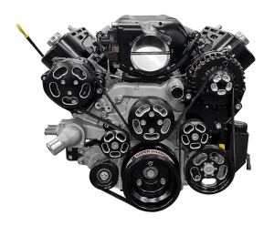 Wegner 6 Rib Serpentine Drive System For Natural Aspirated LS Engines - Alternator, AC, PS and WP