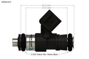 Injector Dynamics - Injector Dynamics ID1750XDS Fuel Injectors for 2009-2012 Hyundai Genesis V6 - Image 2