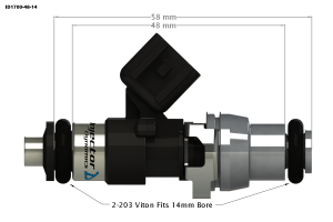 Injector Dynamics - Injector Dynamics ID1750XDS Fuel Injectors 03-05 Dodge Neon SRT-4 / 08-09 Dodge Caliber SRT-4 - Image 2