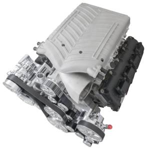 CVF Racing - CVF Reaper Dodge Hemi 5.7L/6.1L/6.4L 10-Rib FEAD System For Whipple Inverted 3.0L With Alternator, AC & Power Steering - Polished - Image 5