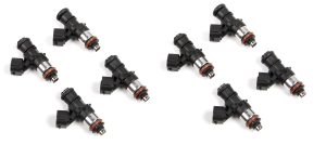 Holley - Holley EFI 205 lb/hr High Resistance Short EV14 Fuel Injectors - Set of 8 - Image 1
