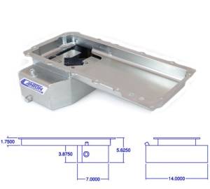 Canton Racing Products - Copy of Chevy LS1 / LS6 Swap Front Sump 240sx Drift / Road Race Oil Pan - Image 6