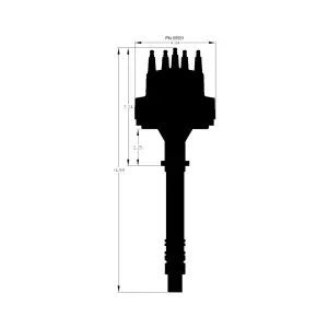 Accufab Racing - MSD SBC/BBC Pro-Billet Distributor - Iron Melonized Gear (Requres MSD Ignition Control) - Image 5