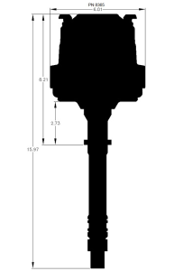 Accufab Racing - MSD GM HEI Distributor - Iron Melonized Gear w/ 4-Pin Ignition Module - Image 5