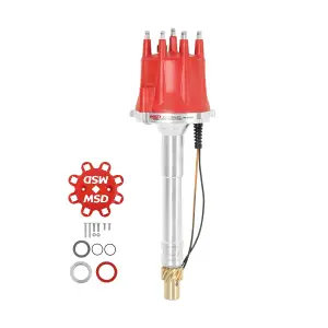 MSD SBC/BBC Locked-Out Pro-Billet Distributor - Bronze Gear (Requires MSD Ignition Control)