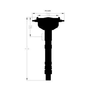 Accufab Racing - MSD SBC/BBC Crab Cap Crank Trigger Locked-Out Distributor - Bronze Gear (Requires MSD Ignition Control & Crank Trigger) - Image 5