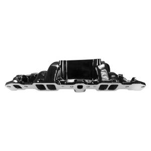 Edelbrock - Edelbrock Performer RPM SBC Dual Plane Black Plasma Intake Manifold - Square Bore - Image 4