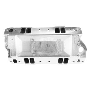 Edelbrock - Edelbrock Performer RPM Air-Gap SBC Dual Plane Chrome Plasma Intake Manifold - Square Bore - Image 2