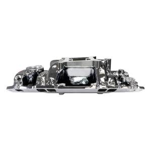 Edelbrock - Edelbrock Performer RPM Air-Gap SBC Dual Plane Chrome Plasma Intake Manifold - Square Bore - Image 4